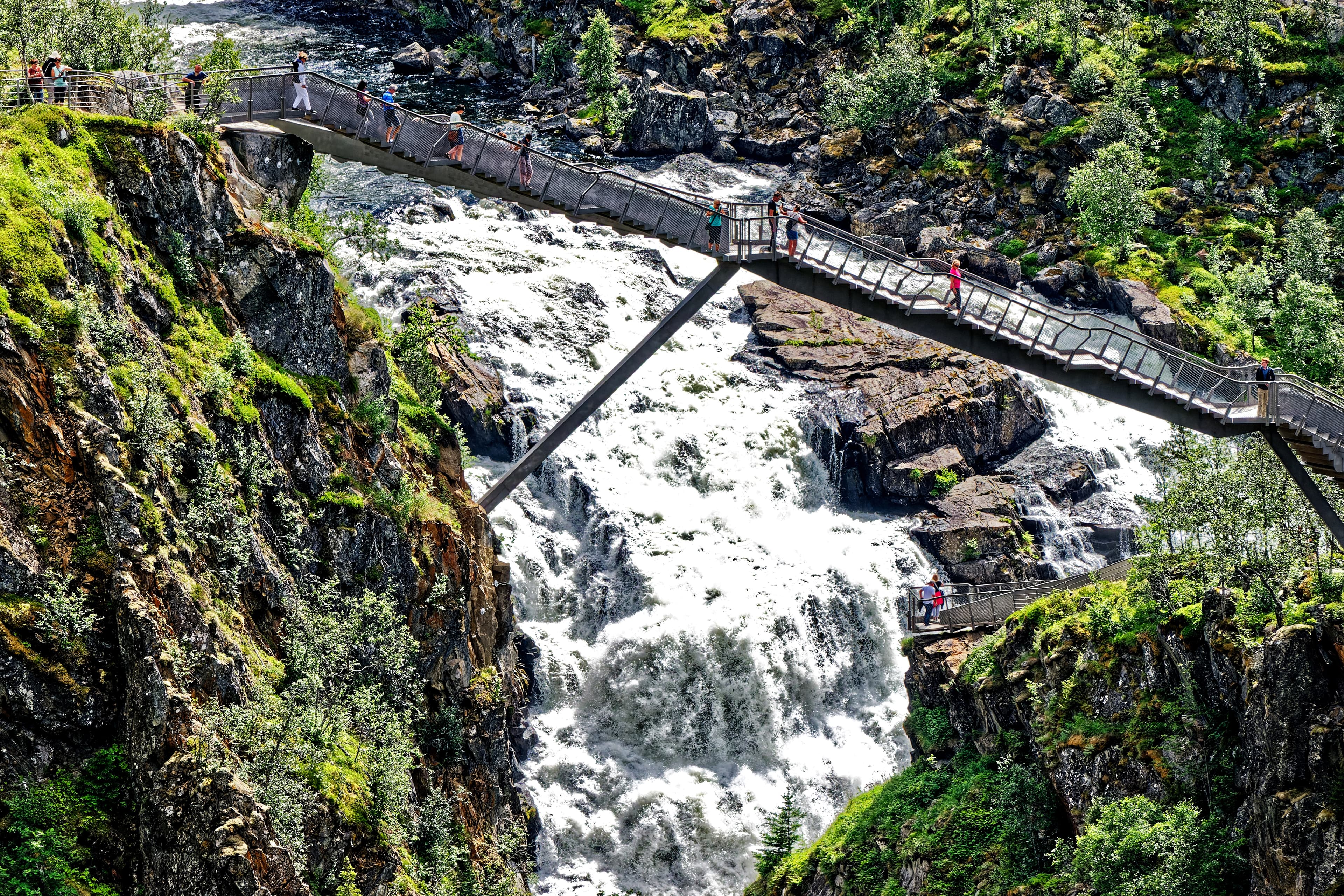 Vøringsfossen and Måbødalen seen from the viewpoint